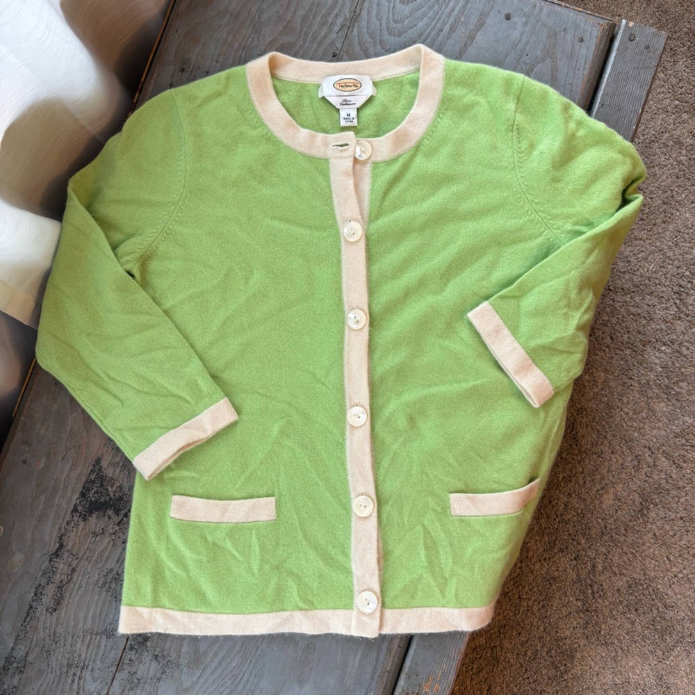 Vintage Talbots cashmere cardigan sweater | size medium - Picture 1 of 5
